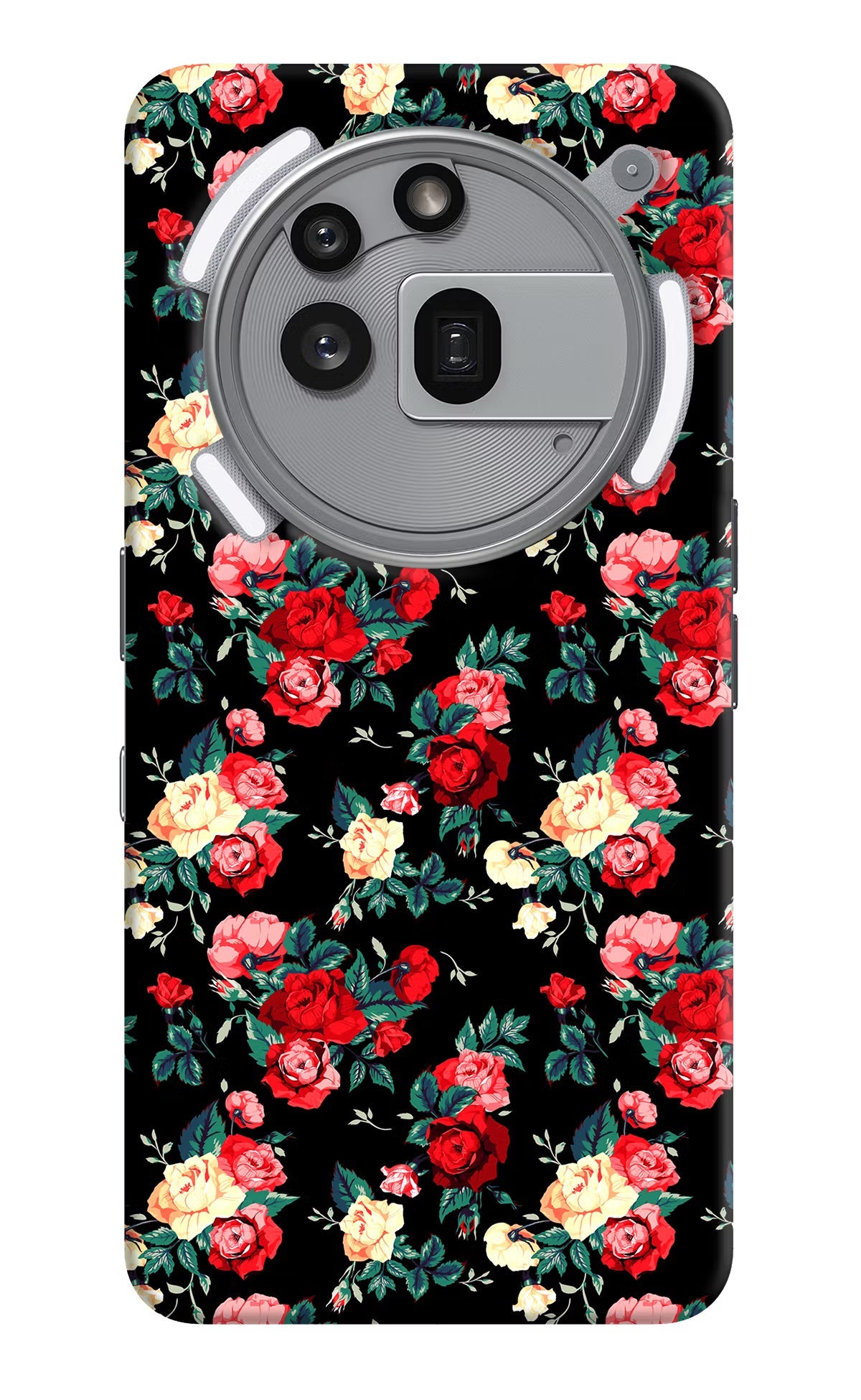 Rose Pattern Nothing Phone 3a Pro Back Cover