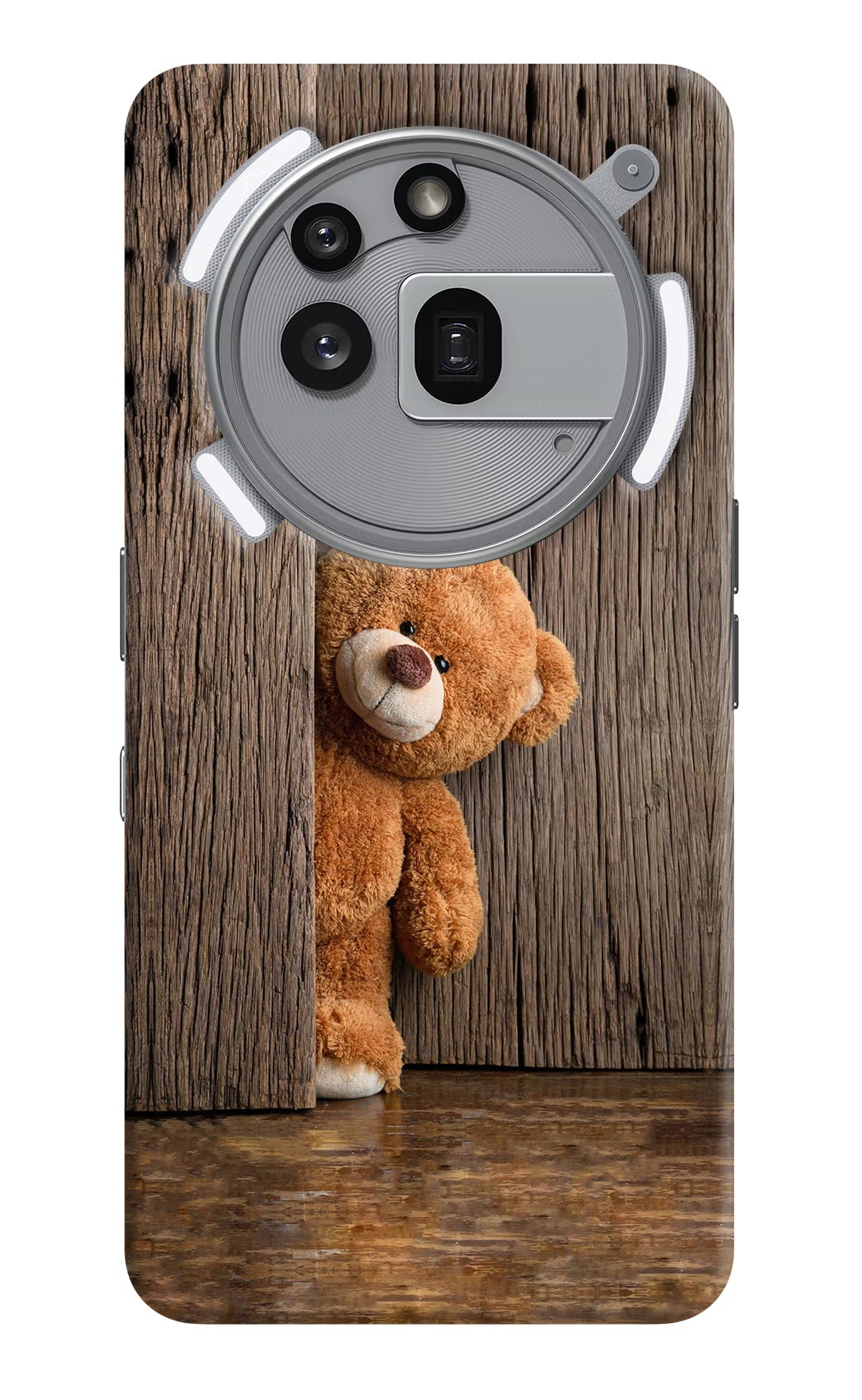 Teddy Wooden Nothing Phone 3a Pro Back Cover