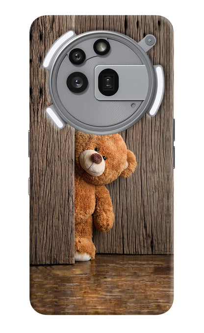 Teddy Wooden Nothing Phone 3a Pro Back Cover