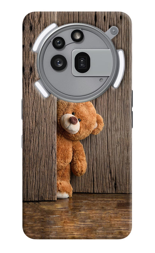 Teddy Wooden Nothing Phone 3a Pro Back Cover