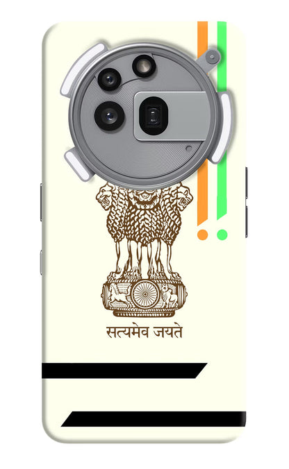 Satyamev Jayate Brown Logo Nothing Phone 3a Pro Back Cover