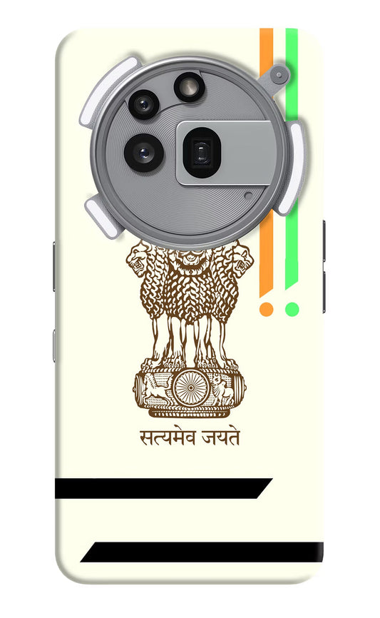 Satyamev Jayate Brown Logo Nothing Phone 3a Pro Back Cover