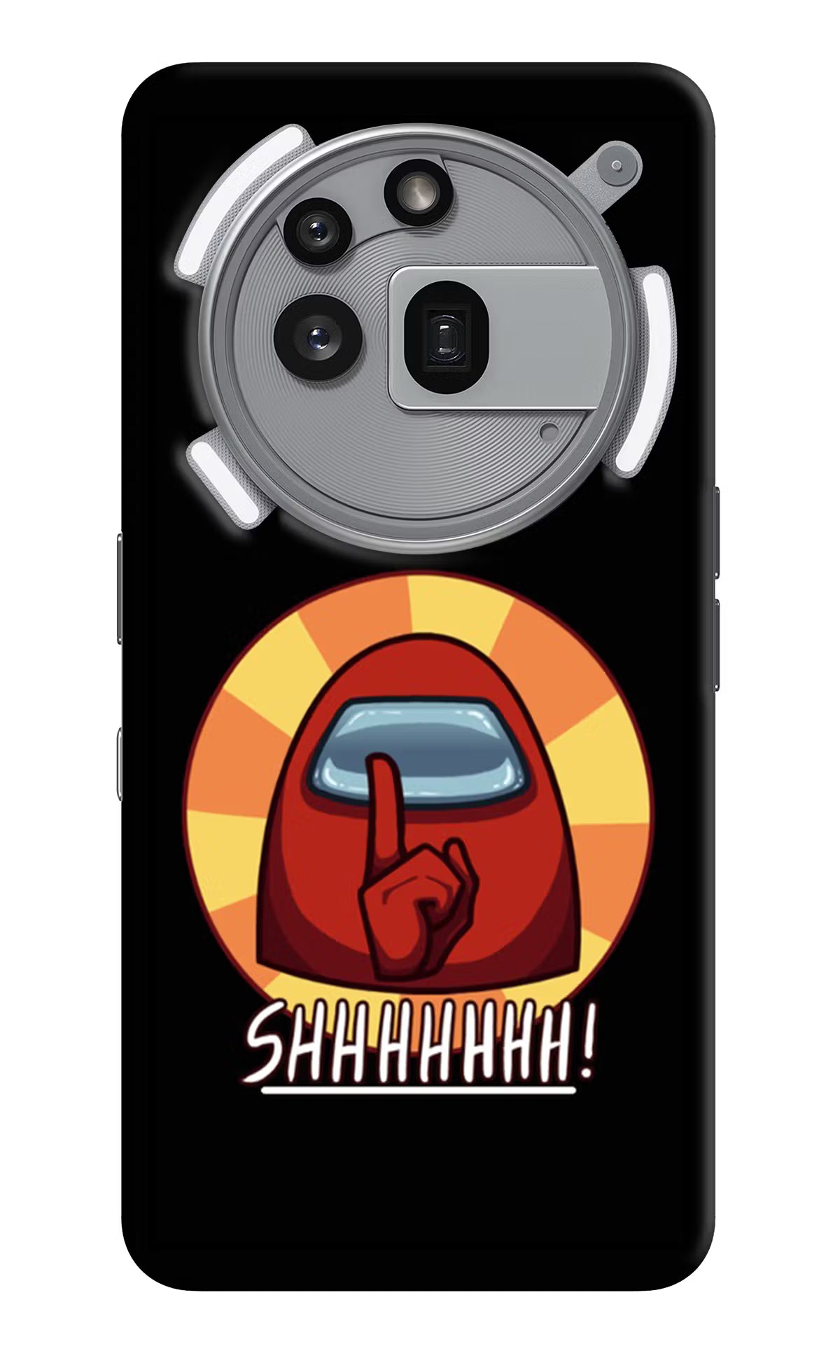 Among Us Shhh! Nothing Phone 3a Pro Back Cover