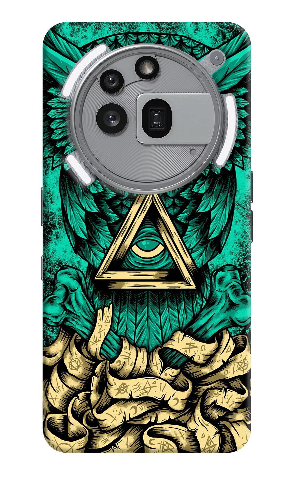 Green Owl Nothing Phone 3a Pro Back Cover