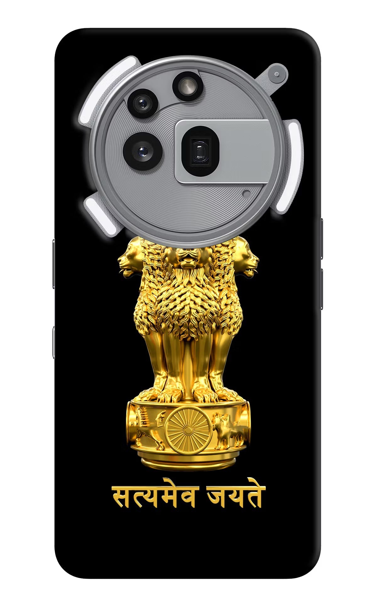 Satyamev Jayate Golden Nothing Phone 3a Pro Back Cover
