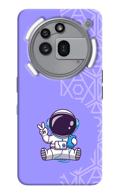 Cute Astronaut Chilling Nothing Phone 3a Pro Back Cover