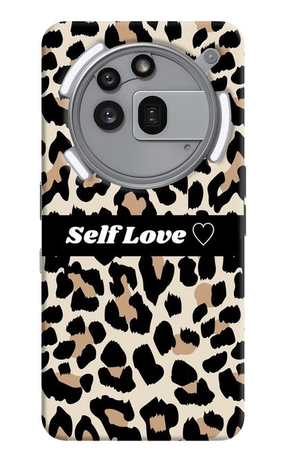 Leopard Print Self Love Nothing Phone 3a Pro Back Cover