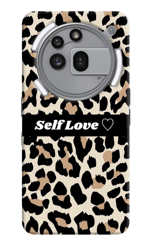 Leopard Print Self Love Nothing Phone 3a Pro Back Cover