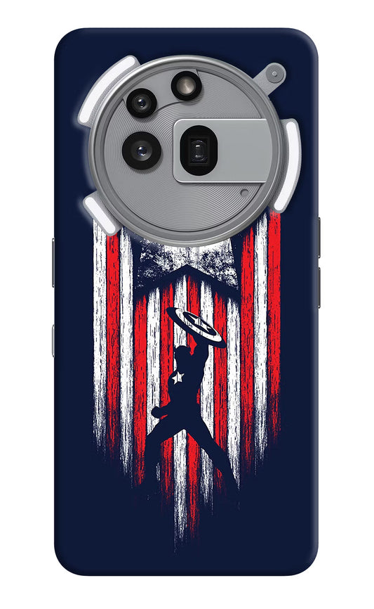 Captain America Marvel Art Nothing Phone 3a Pro Back Cover