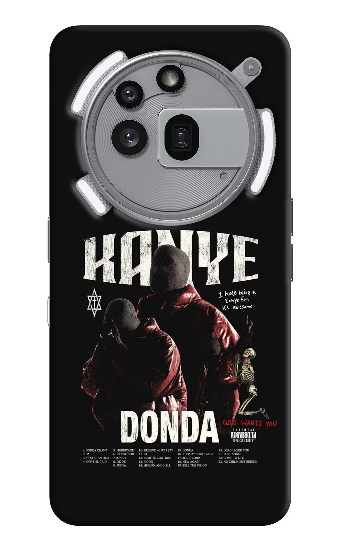 Donda Kanye West Nothing Phone 3a Pro Back Cover