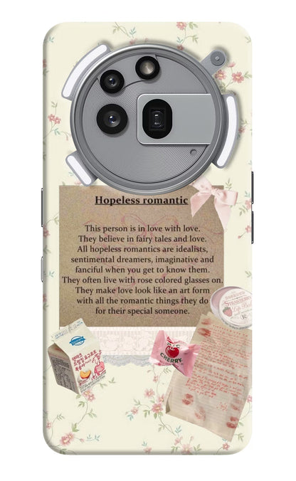 Hopeless Romantic Nothing Phone 3a Pro Back Cover