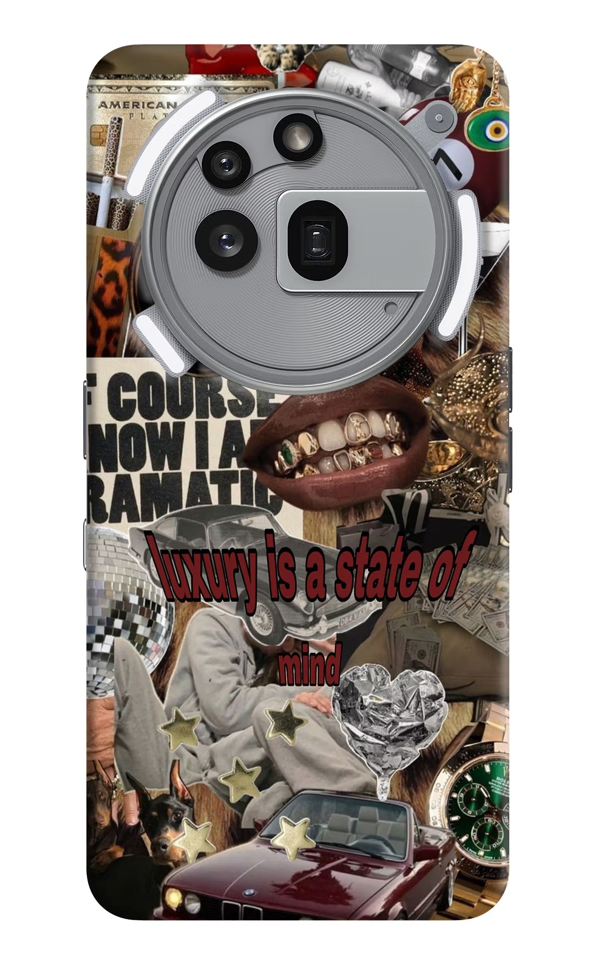 Luxury Nothing Phone 3a Pro Back Cover