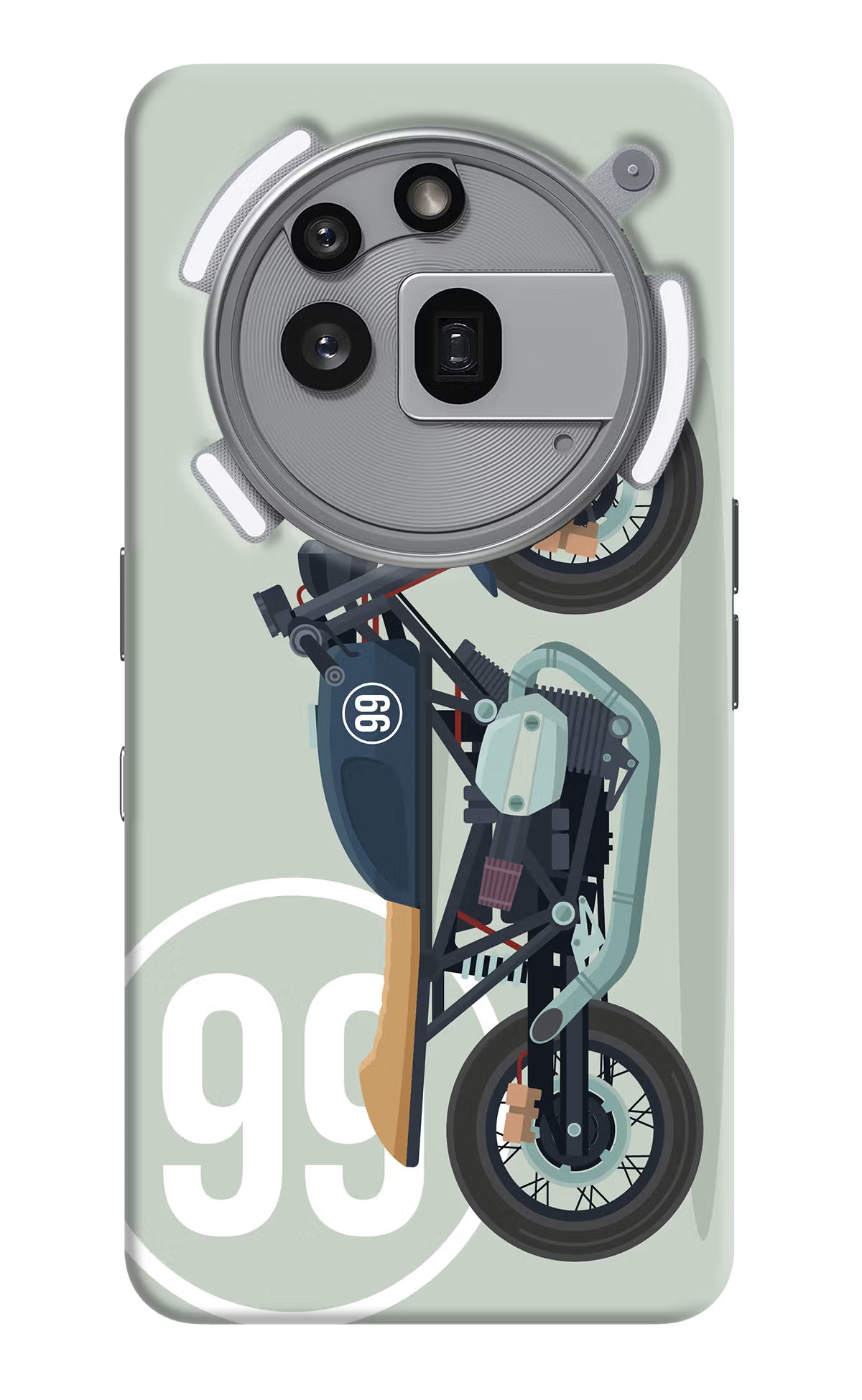Classic Cafe Racer 99 Nothing Phone 3a Pro Back Cover