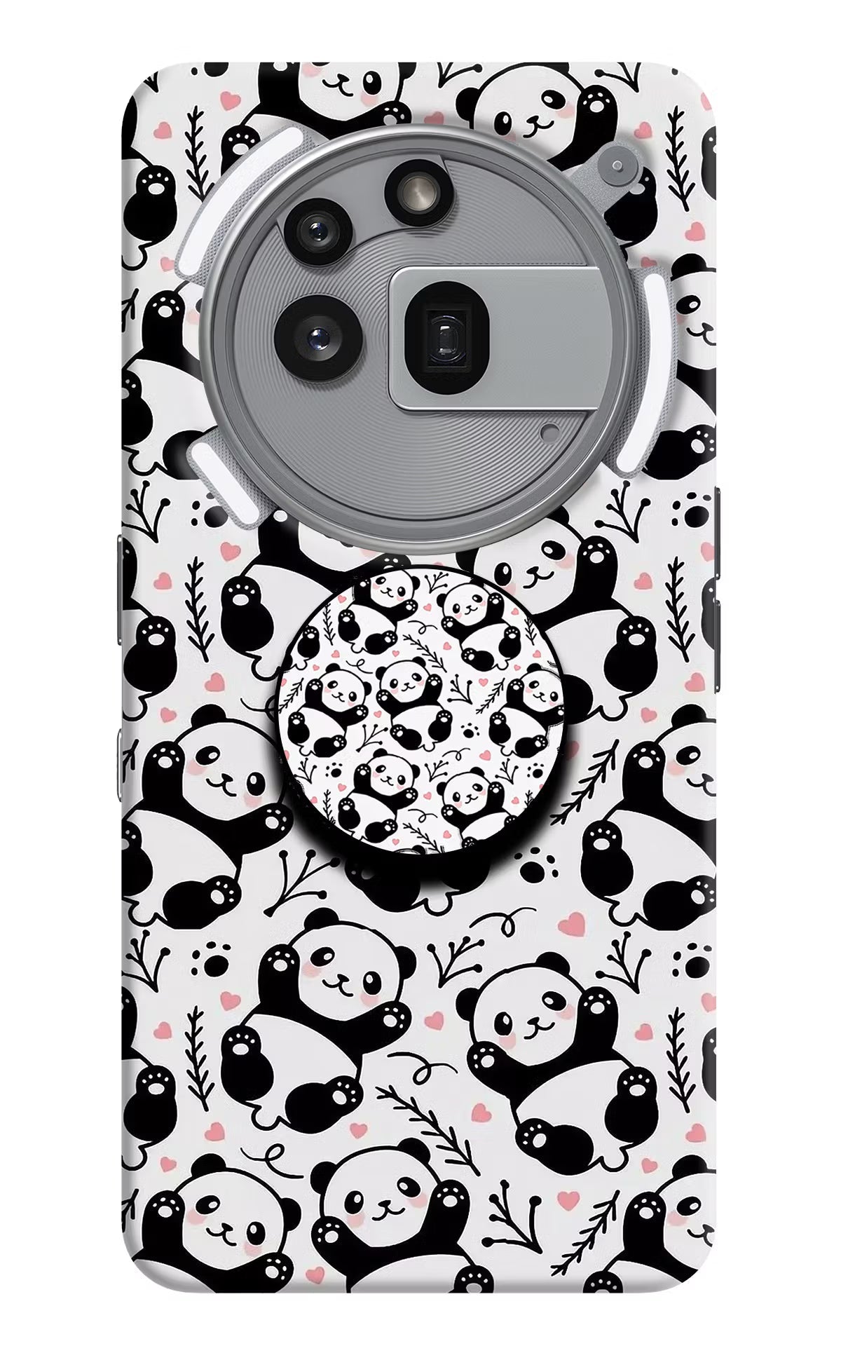 Cute Panda Nothing Phone 3a Pro Pop Case