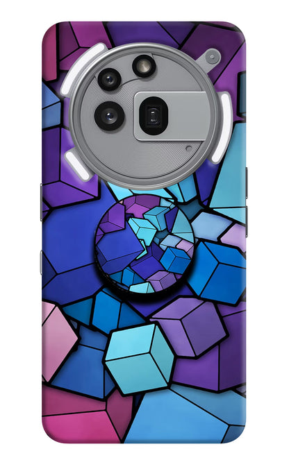 Cubic Abstract Nothing Phone 3a Pro Pop Case