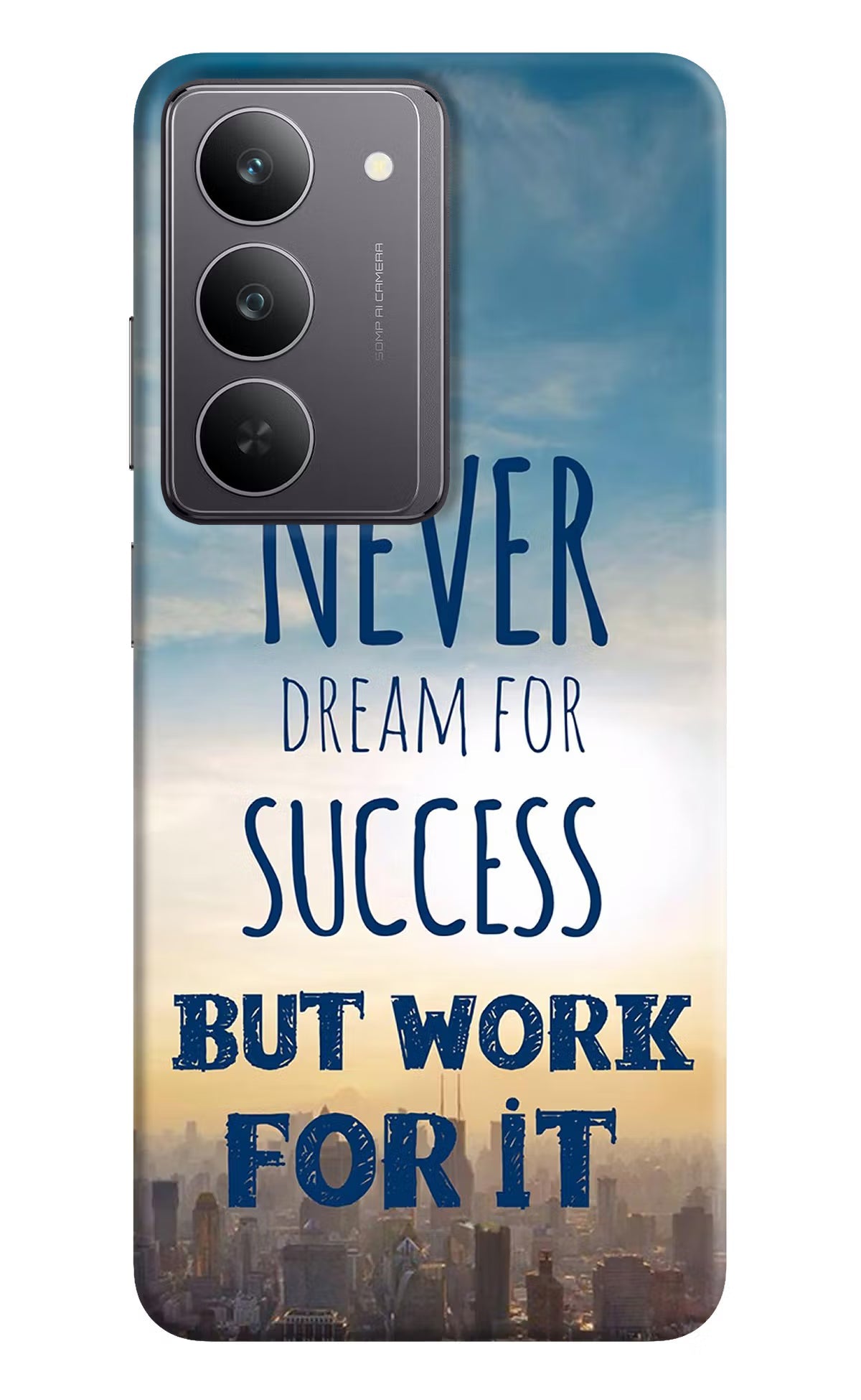 Never Dream For Success But Work For It Realme 14x 5G Back Cover