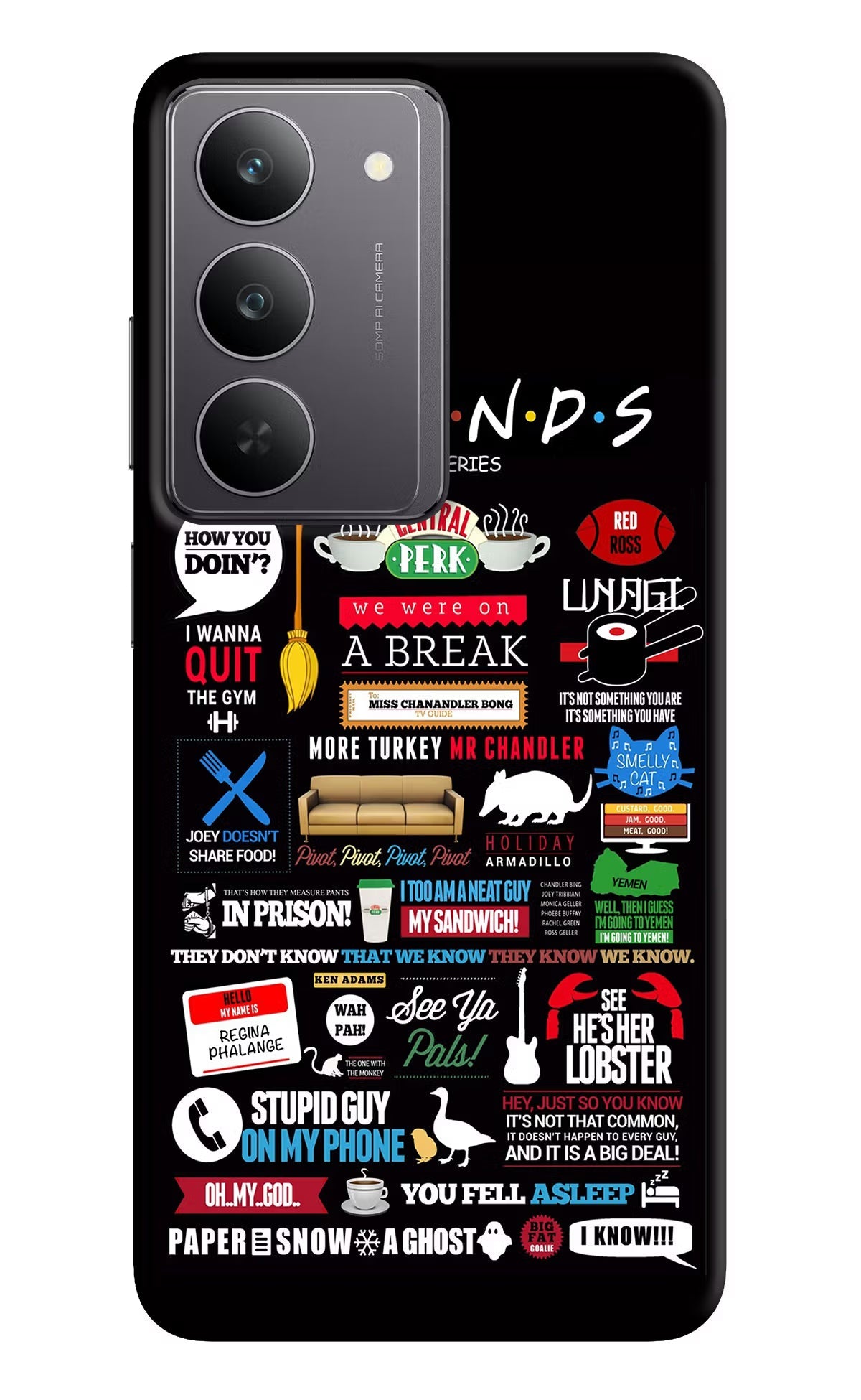 FRIENDS Realme 14x 5G Back Cover