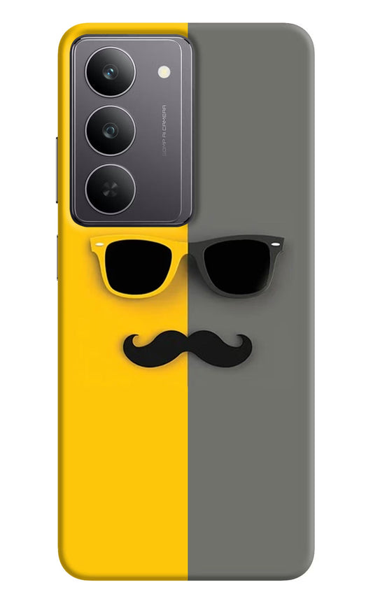 Sunglasses with Mustache Realme 14x 5G Back Cover