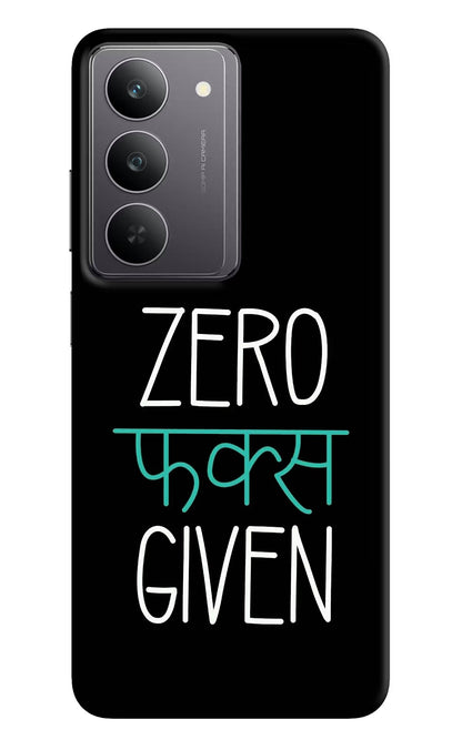 Zero Fucks Given Realme 14x 5G Back Cover