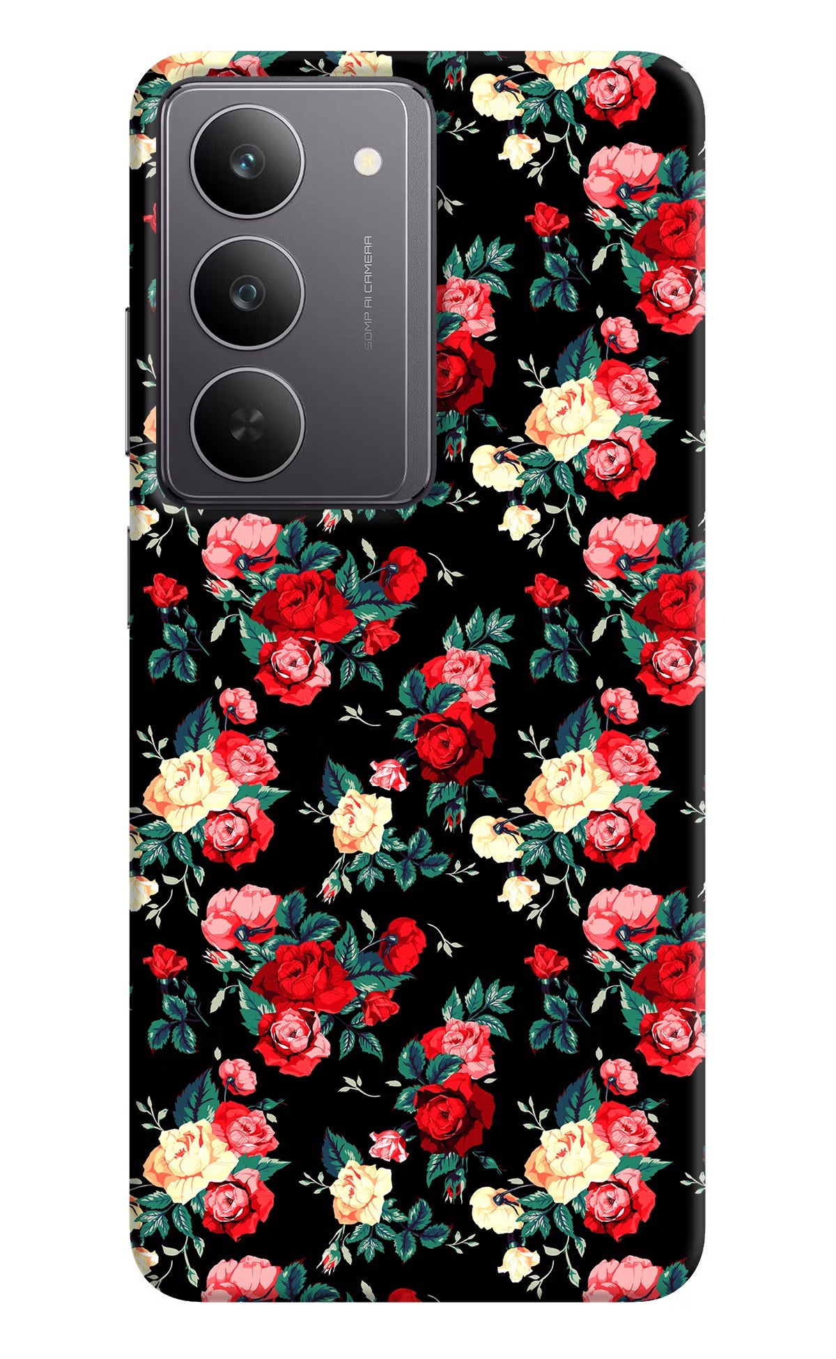 Rose Pattern Realme 14x 5G Back Cover