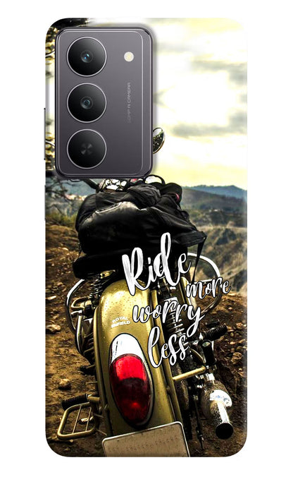 Ride More Worry Less Realme 14x 5G Back Cover