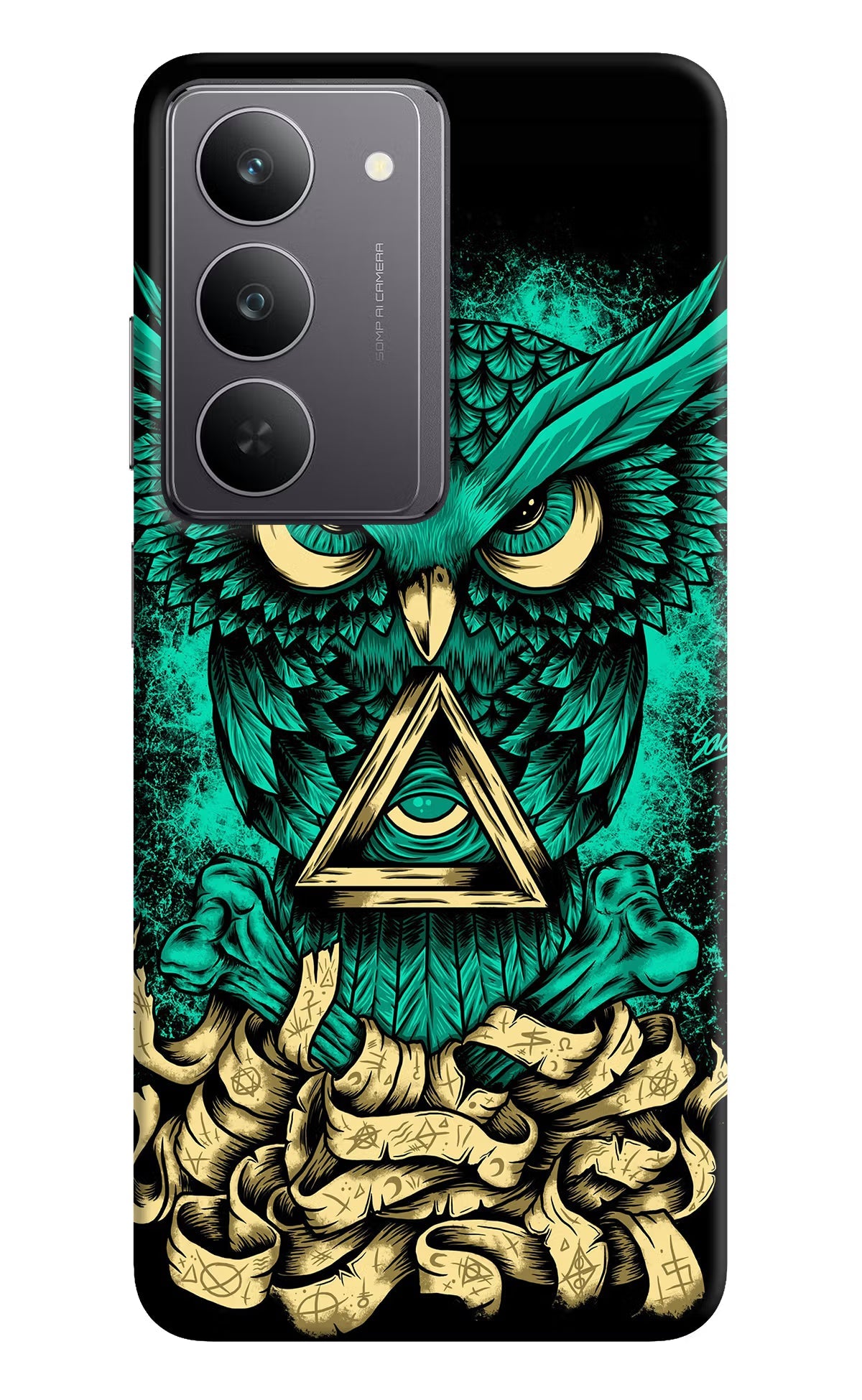 Green Owl Realme 14x 5G Back Cover