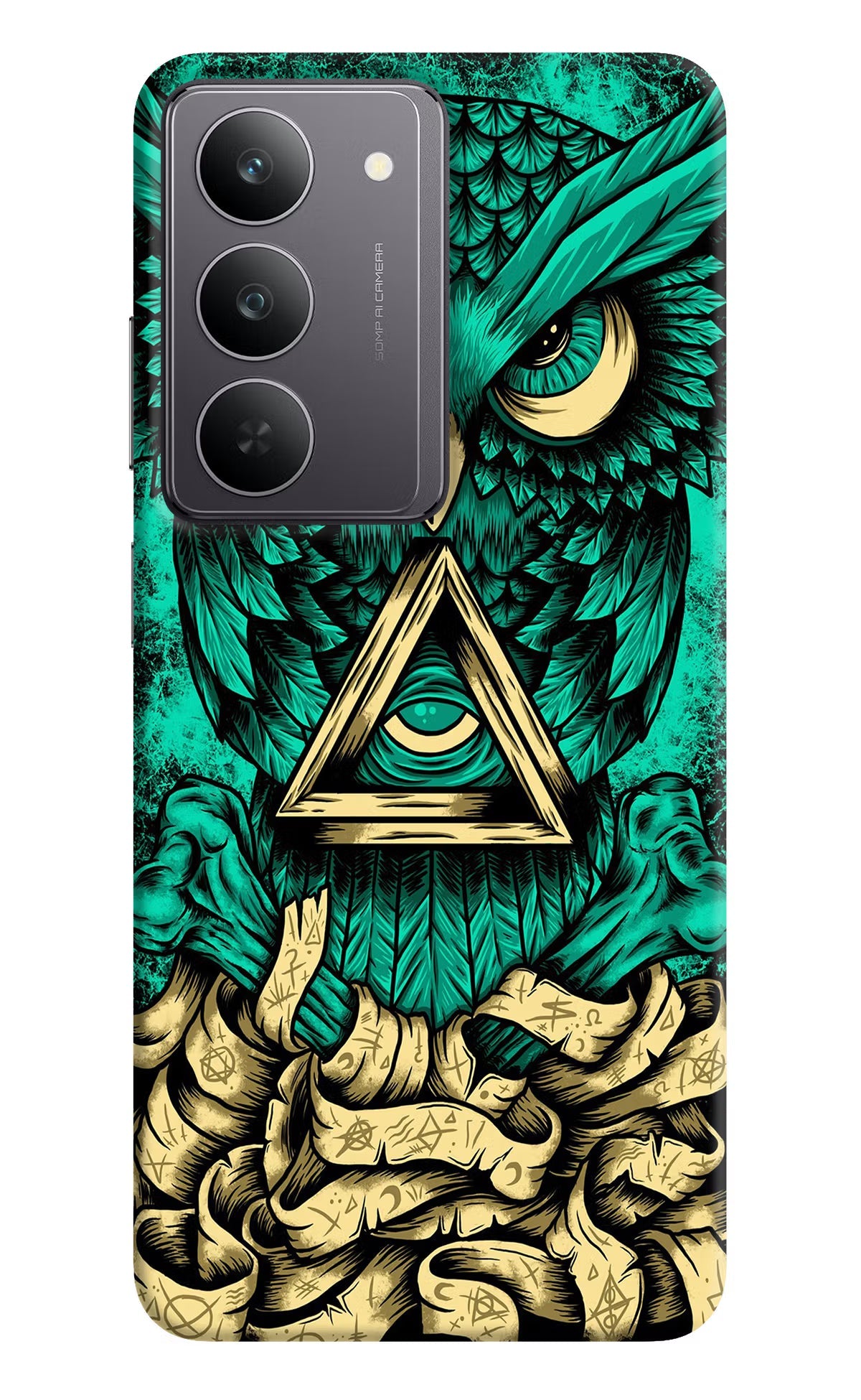 Green Owl Realme 14x 5G Back Cover