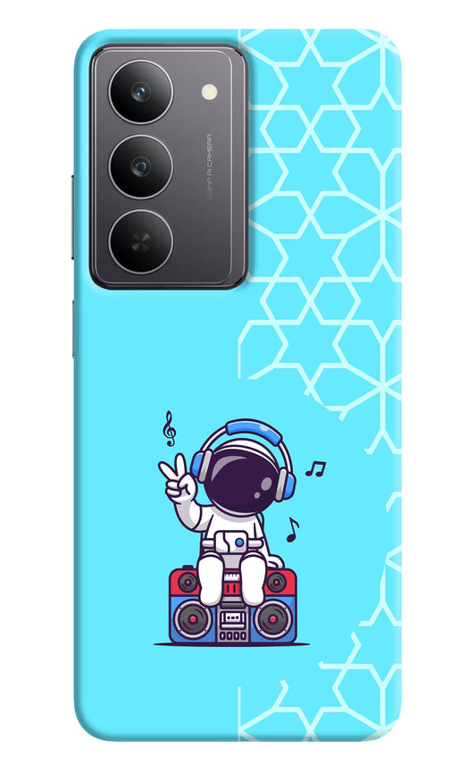 Cute Astronaut Chilling Realme 14x 5G Back Cover