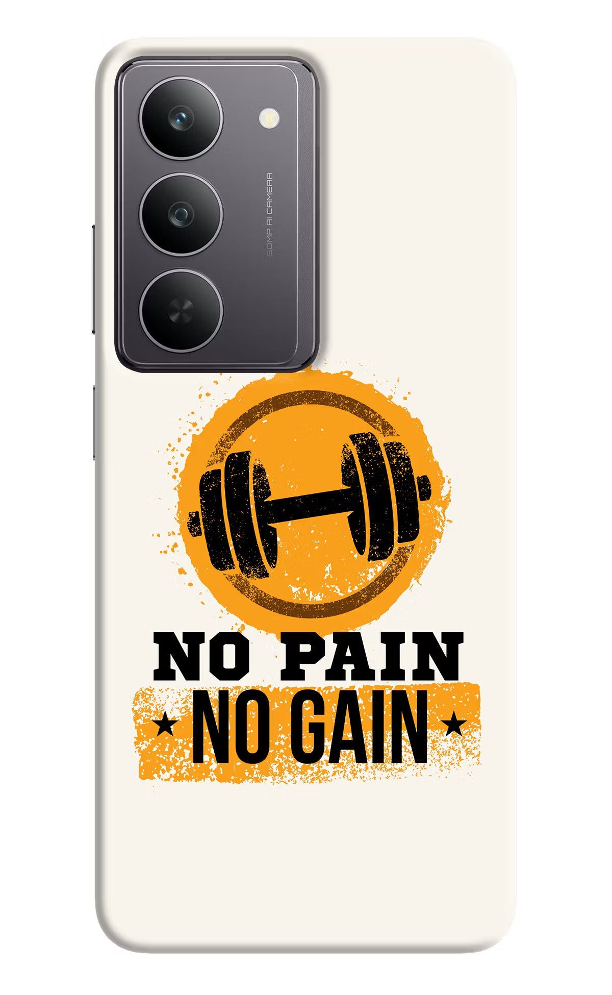 No Pain No Gain Realme 14x 5G Back Cover