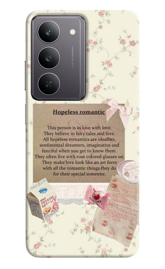 Hopeless Romantic Realme 14x 5G Back Cover