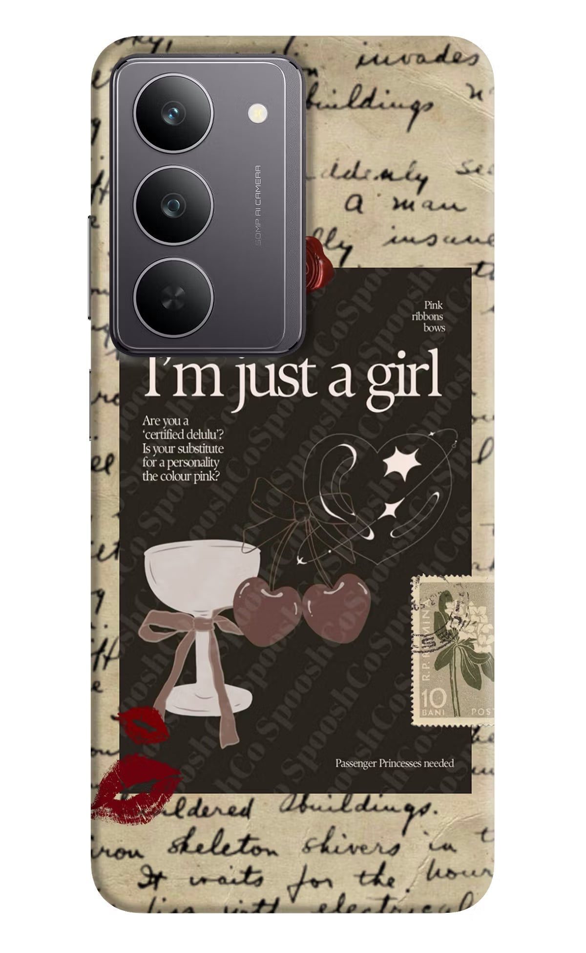 I am just a girl Realme 14x 5G Back Cover