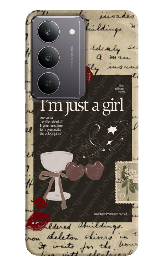 I am just a girl Realme 14x 5G Back Cover