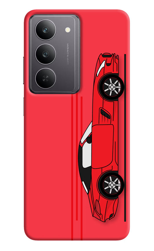 Red Velocity Realme 14x 5G Back Cover