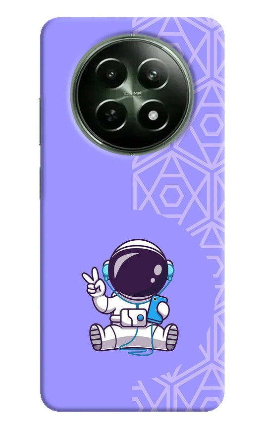 Cute Astronaut Chilling Realme 12x 5G Back Cover
