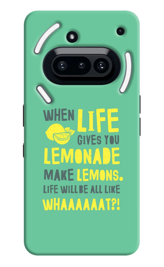 Quote Nothing Phone 3A Back Cover