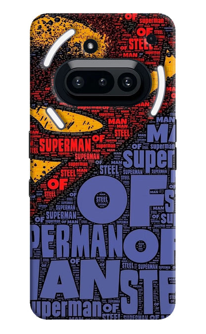 Superman Nothing Phone 3A Back Cover