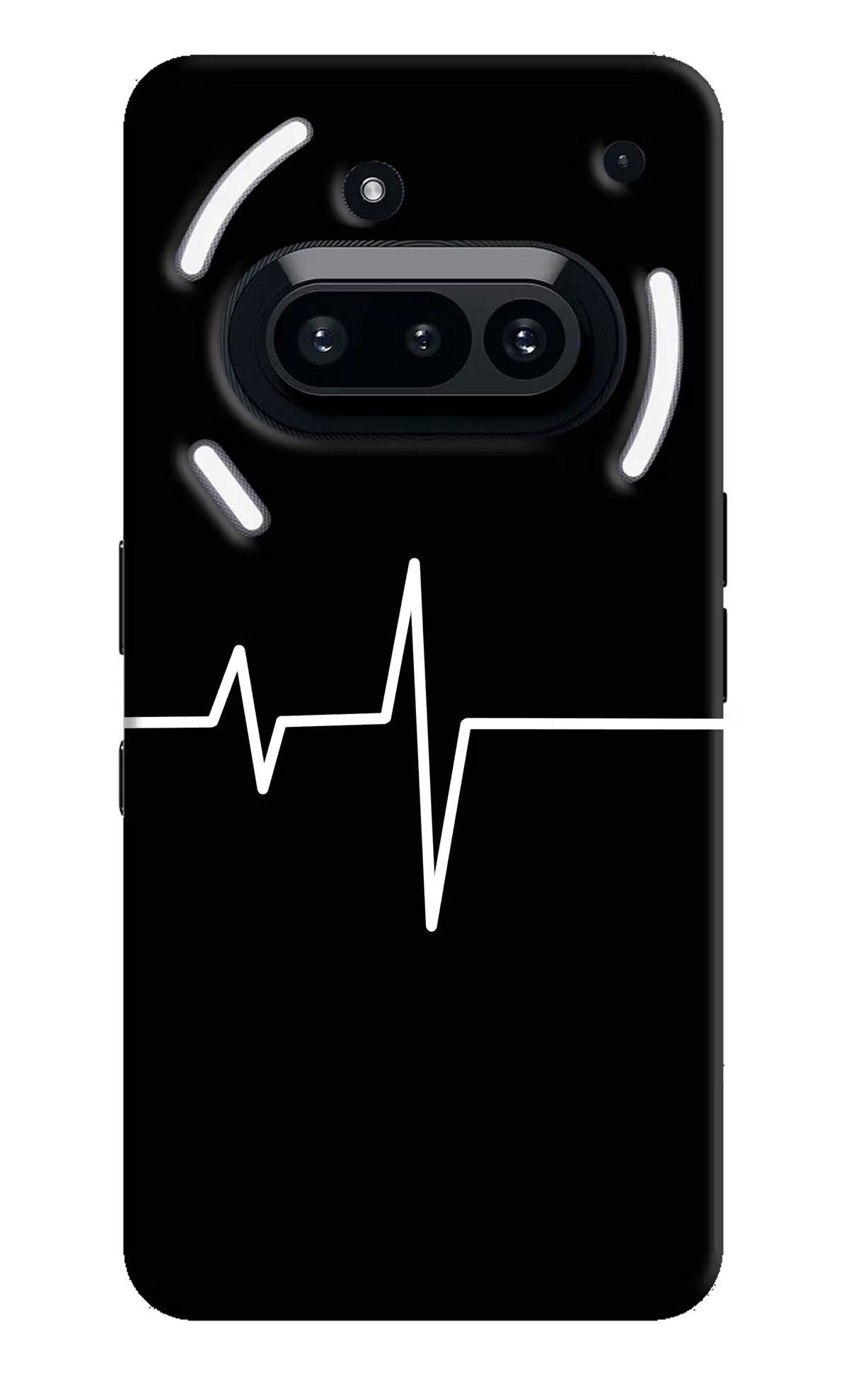 Heart Beats Nothing Phone 3A Back Cover