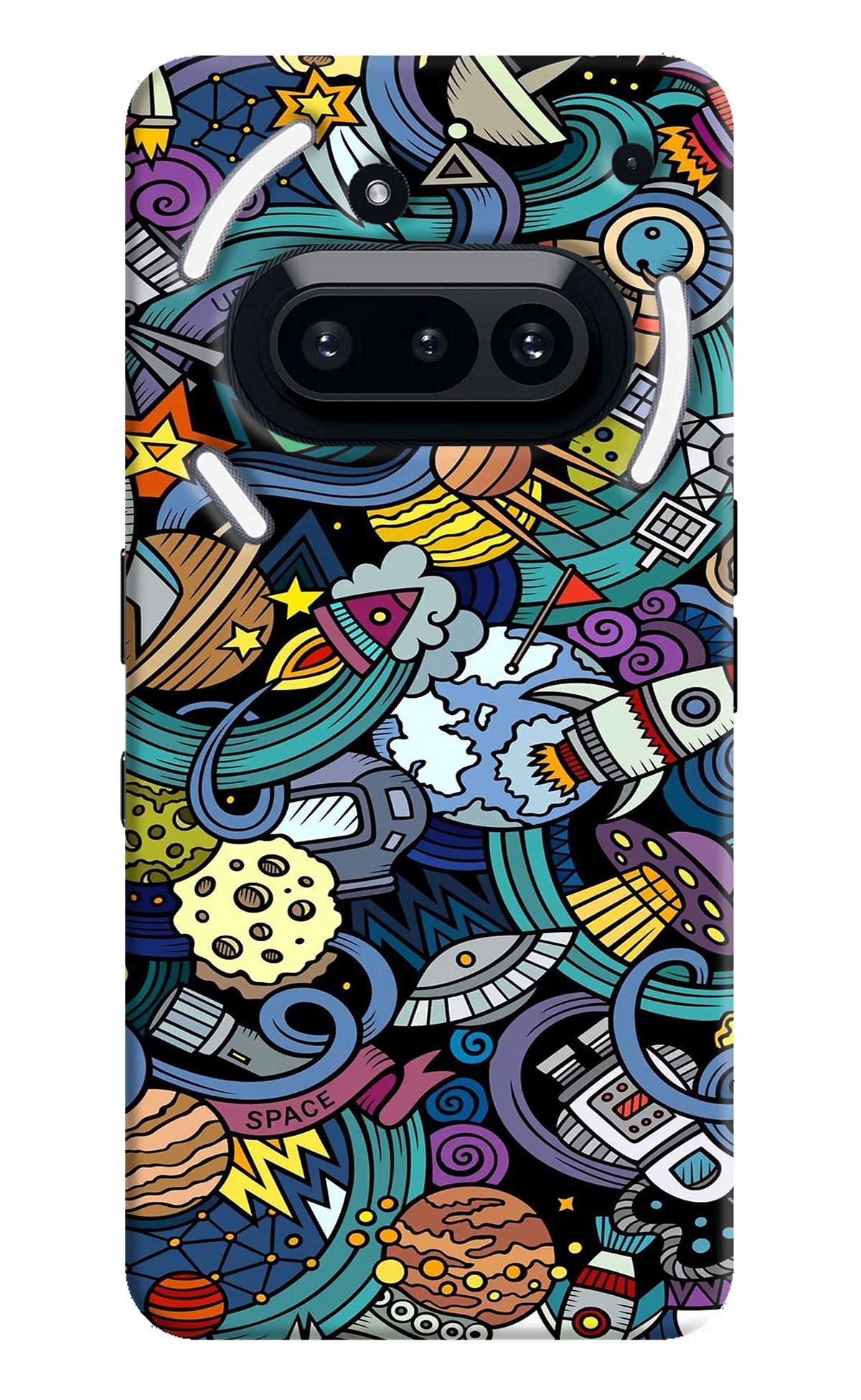 Space Abstract Nothing Phone 3A Back Cover