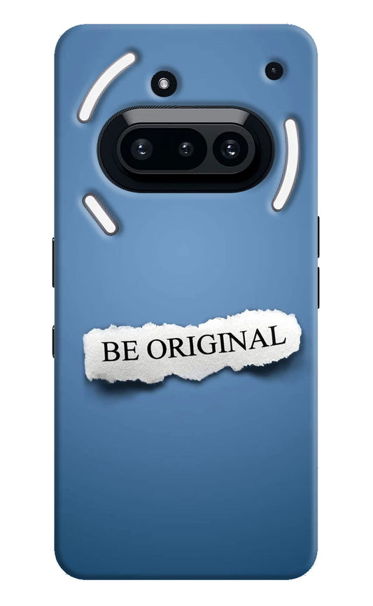Be Original Nothing Phone 3A Back Cover