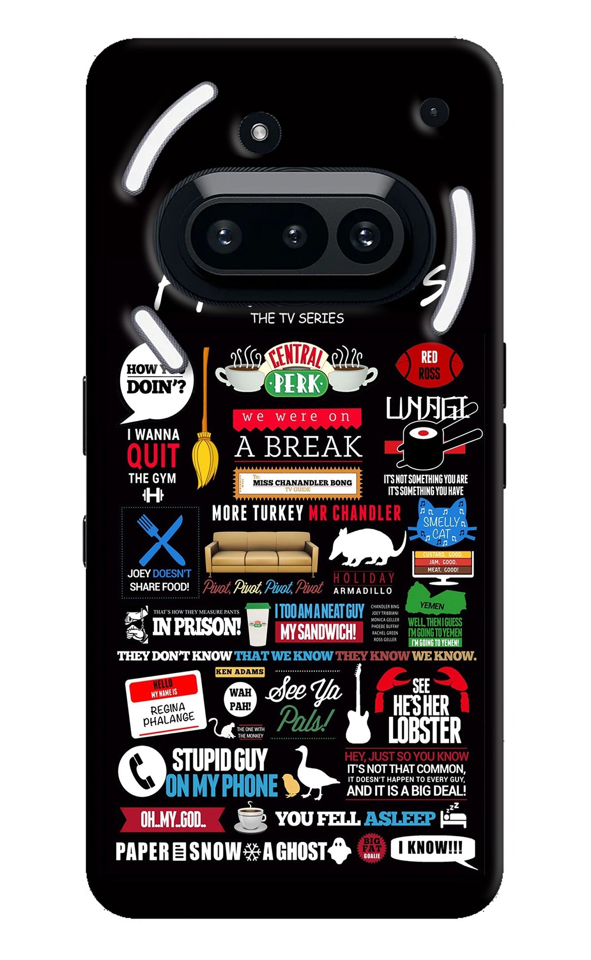 FRIENDS Nothing Phone 3A Back Cover