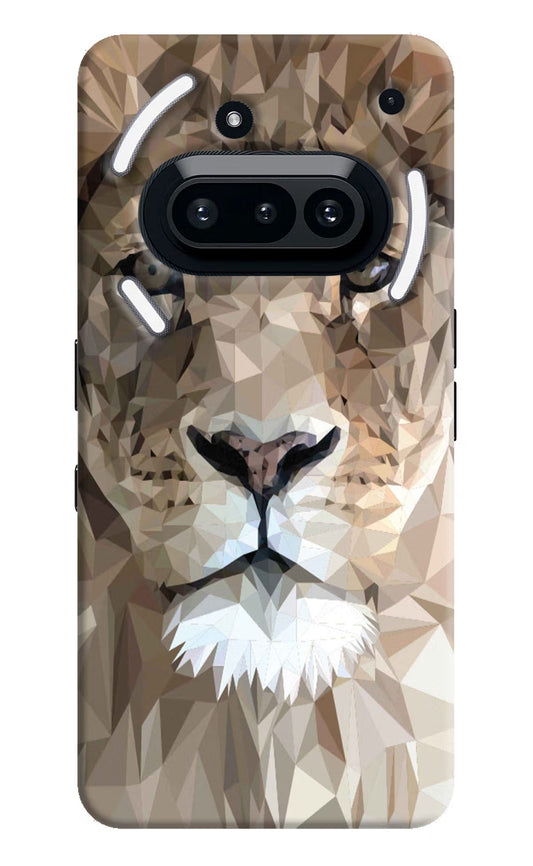 Lion Art Nothing Phone 3A Back Cover