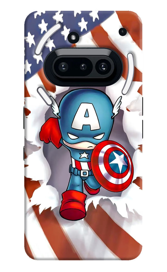 Captain America Nothing Phone 3A Back Cover
