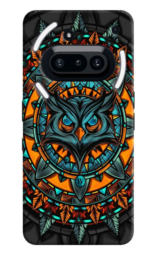 Angry Owl Art Nothing Phone 3A Back Cover