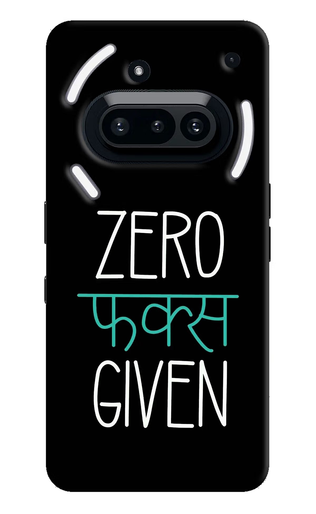 Zero Fucks Given Nothing Phone 3A Back Cover