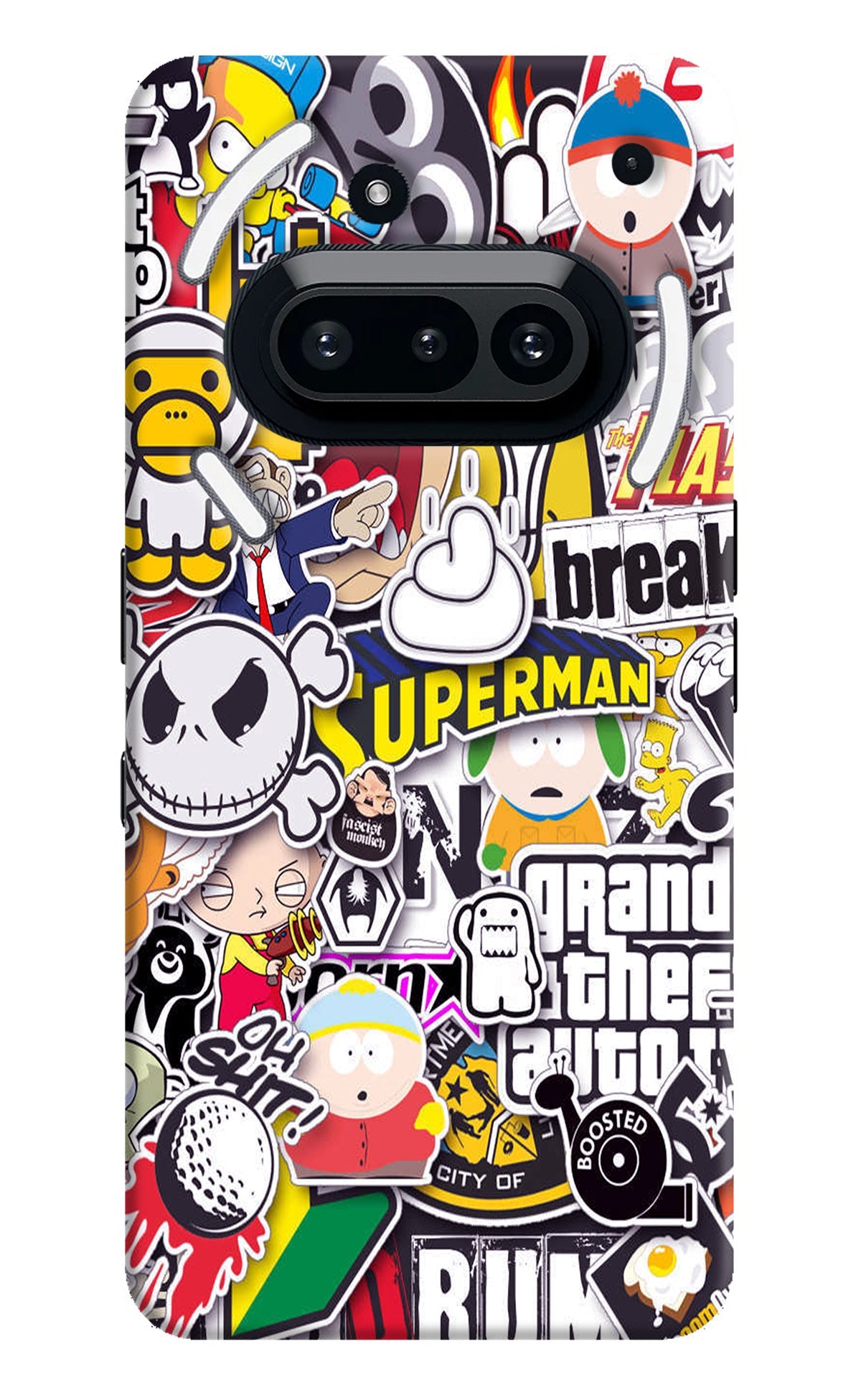 Sticker Bomb Nothing Phone 3A Back Cover