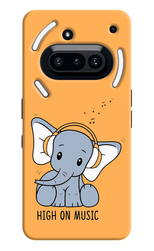 High On Music Nothing Phone 3A Back Cover
