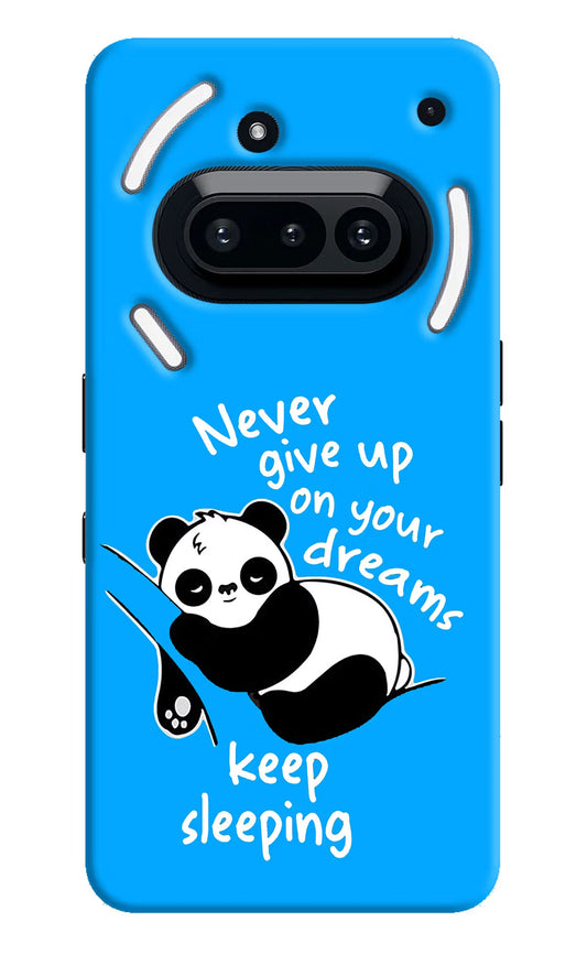 Keep Sleeping Nothing Phone 3A Back Cover