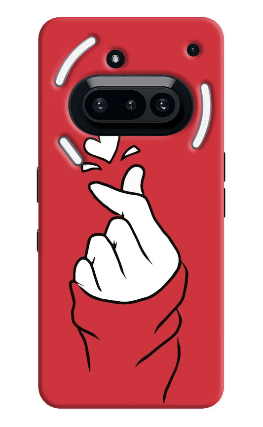 Korean Love Sign Nothing Phone 3A Back Cover
