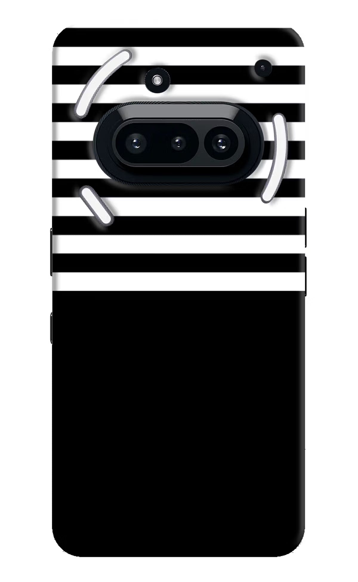 Black and White Print Nothing Phone 3A Back Cover