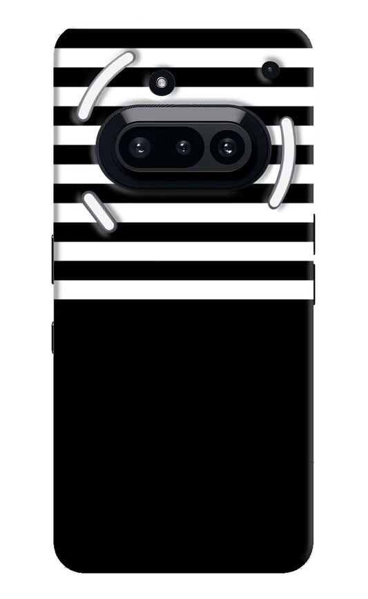 Black and White Print Nothing Phone 3A Back Cover